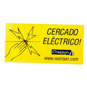 Rótulo de Adevertencia de cercado eléctrico
